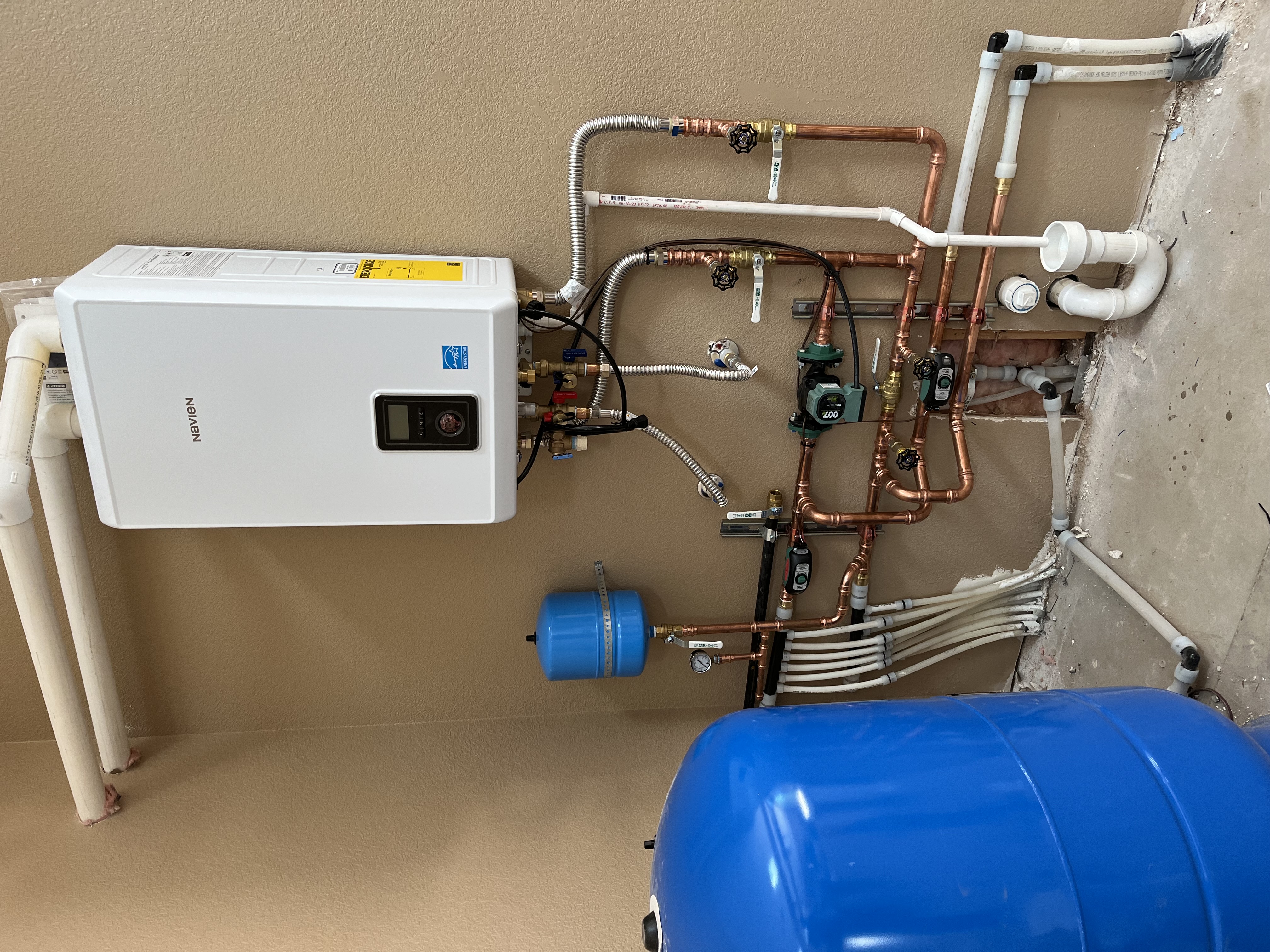 Combination boiler installation completed by Boulder Creek Plumbing LLC